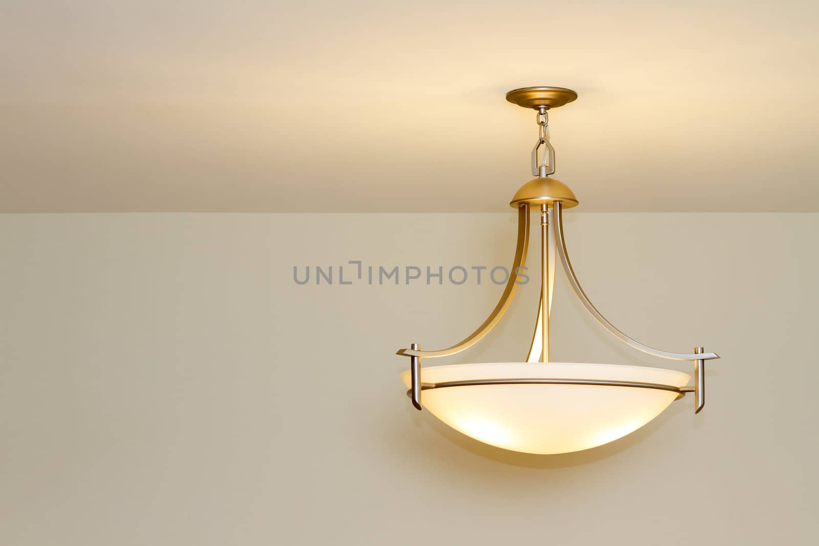Modern ceiling lamp in a new home by sergey02