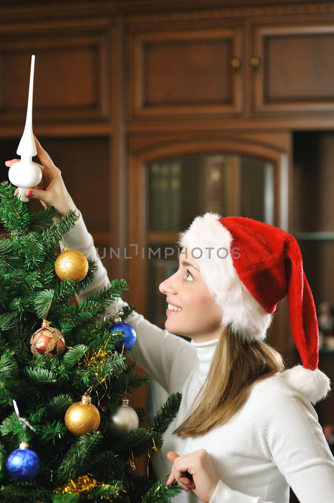 Decorating christmas tree by haveseen