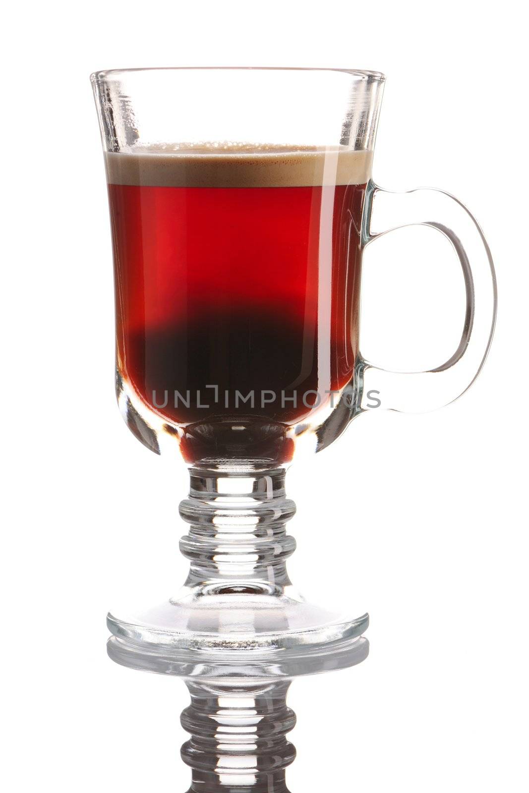 Hot drink isolated on white