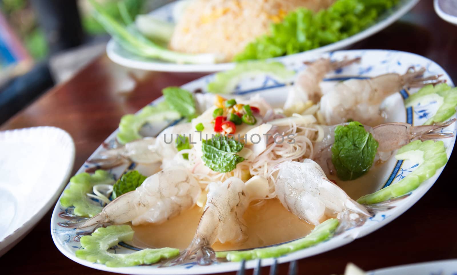 Thai spicy shrimp in Salty sauce. by rainyrf
