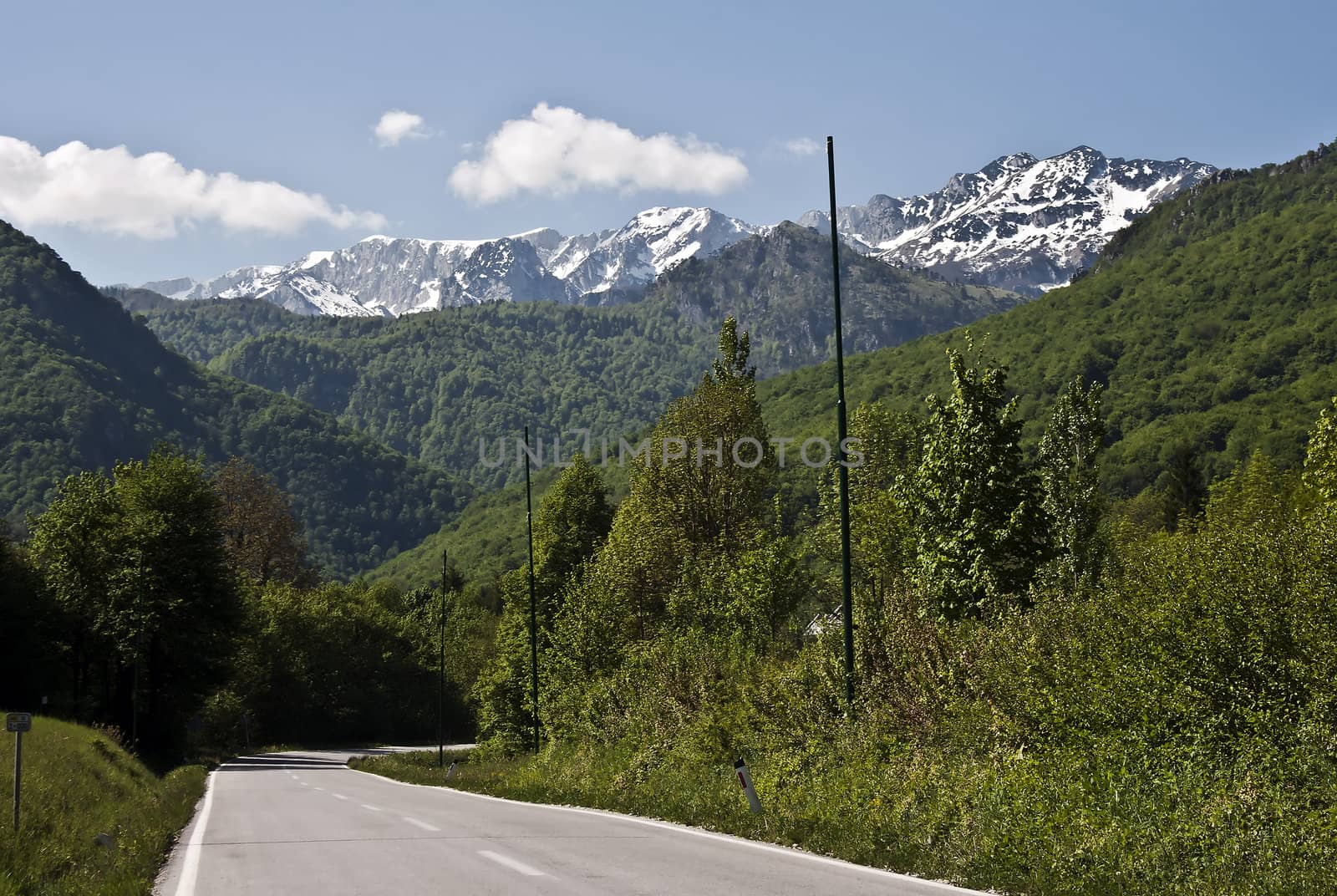 road for mountain