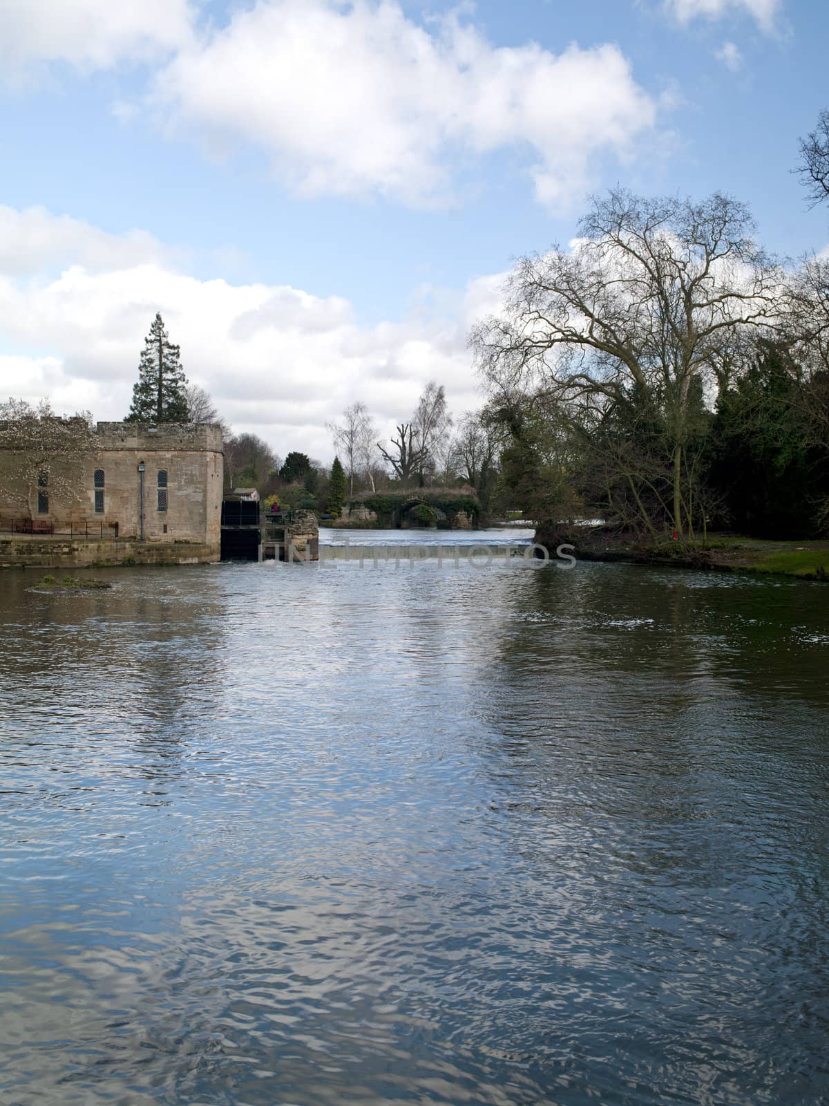 Thames River with Clouds