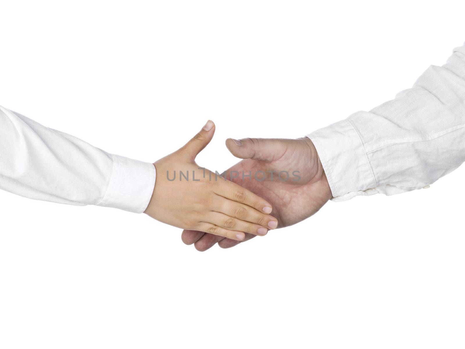 business hands agreement