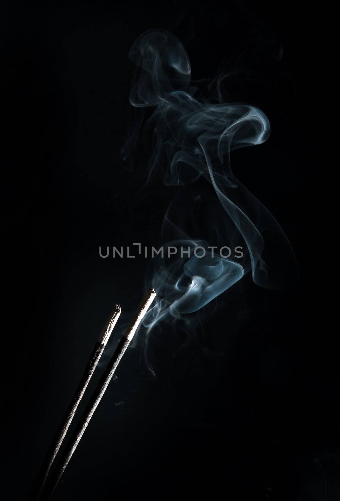 incense with smoke by GekaSkr