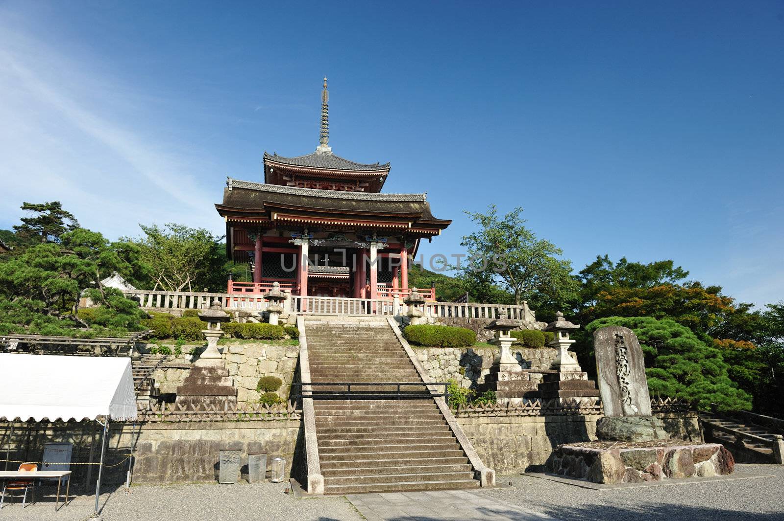 Kiyomizu Temple in Kyoto, Japan