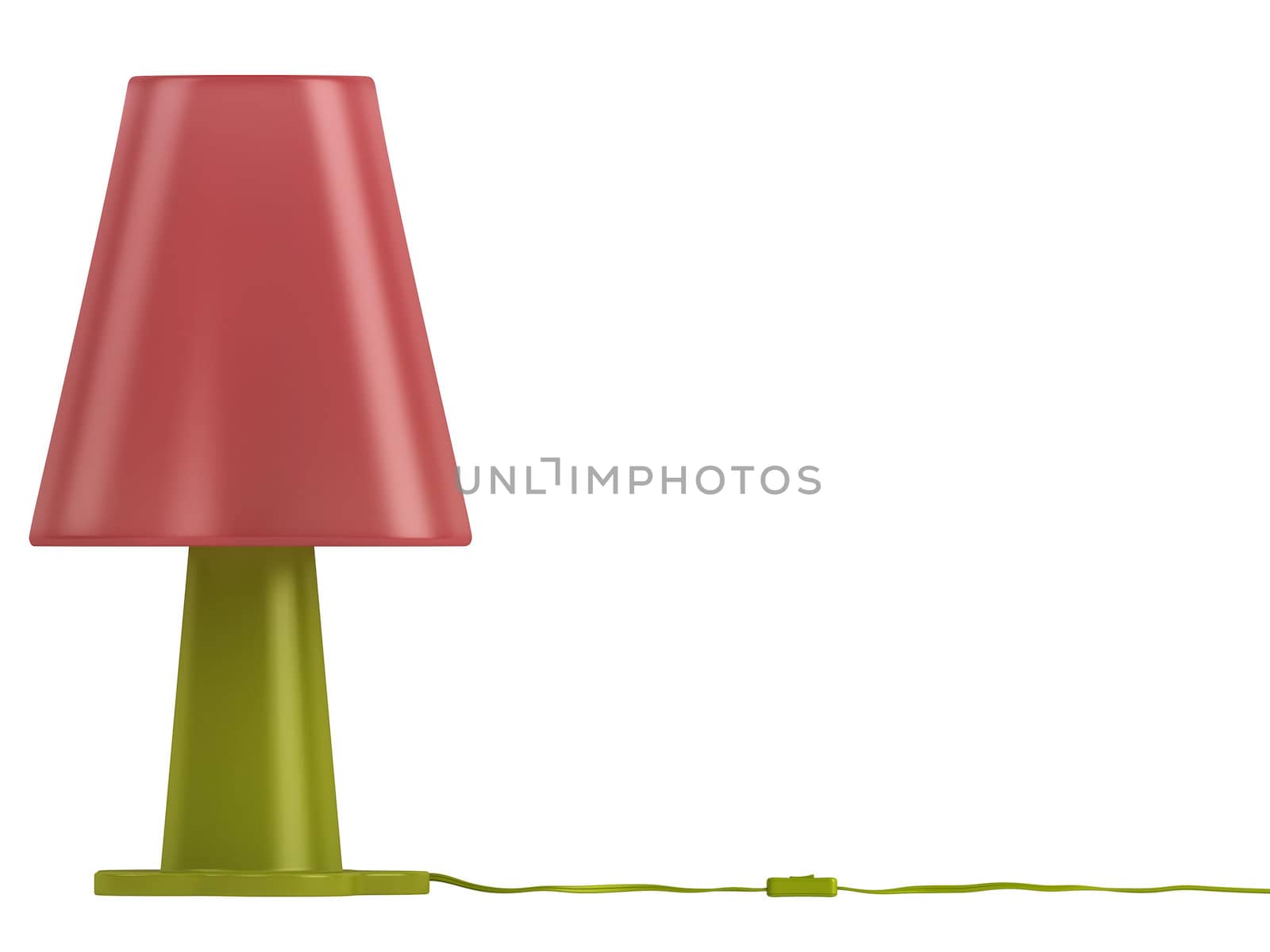 Modern green and pink lamp by AlexanderMorozov