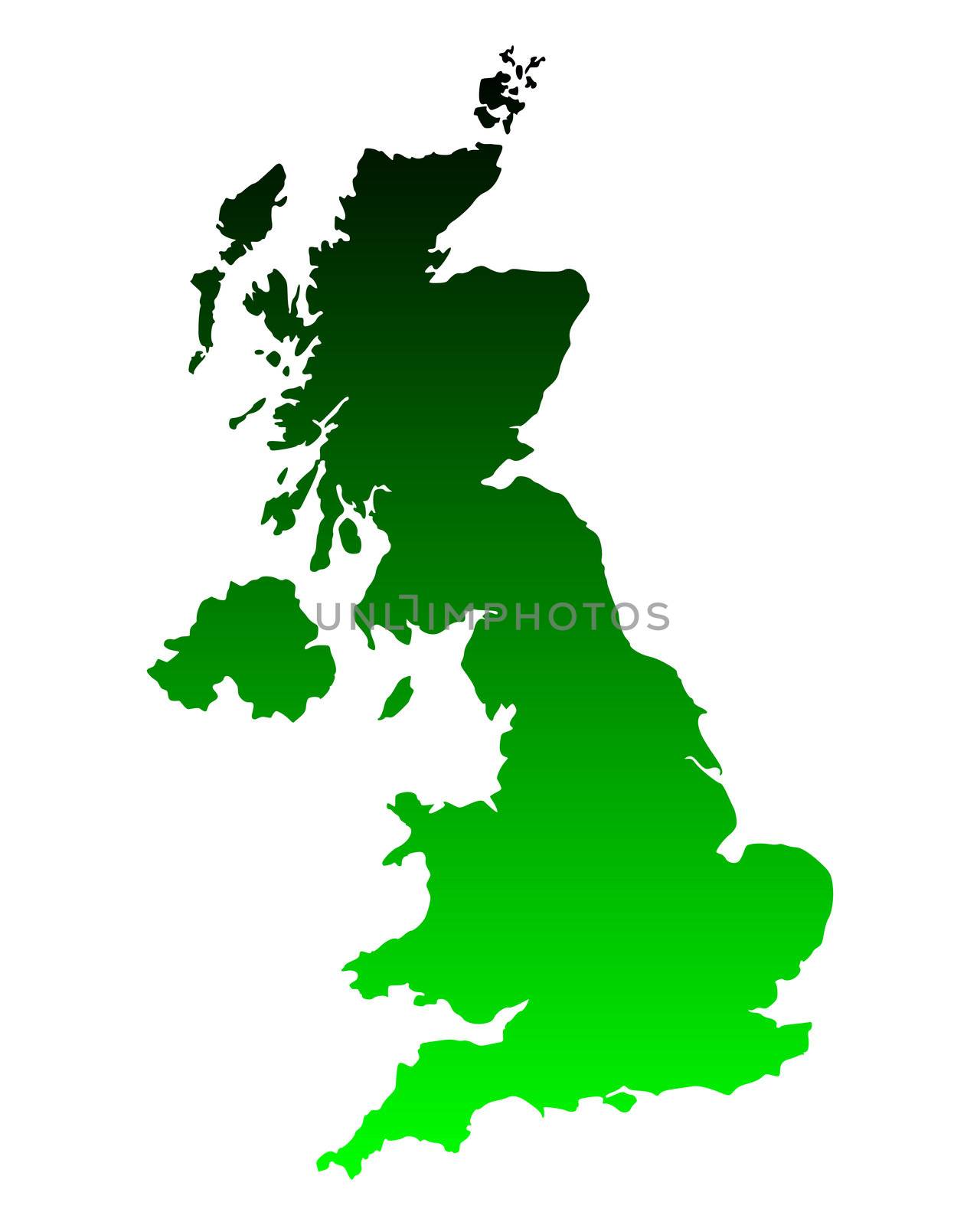 Map of United Kingdom by rbiedermann