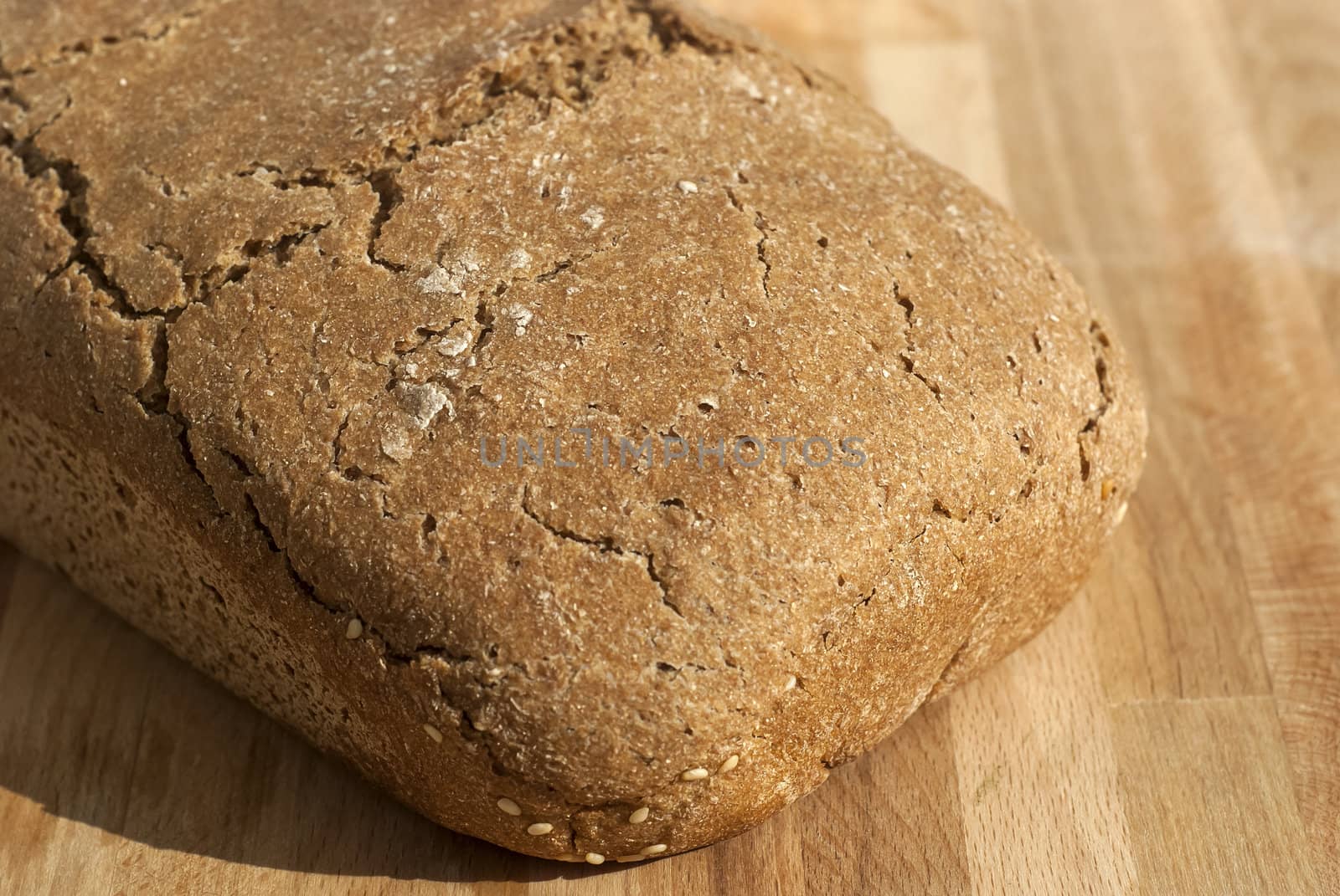 Organic yeast home-made bread by varbenov
