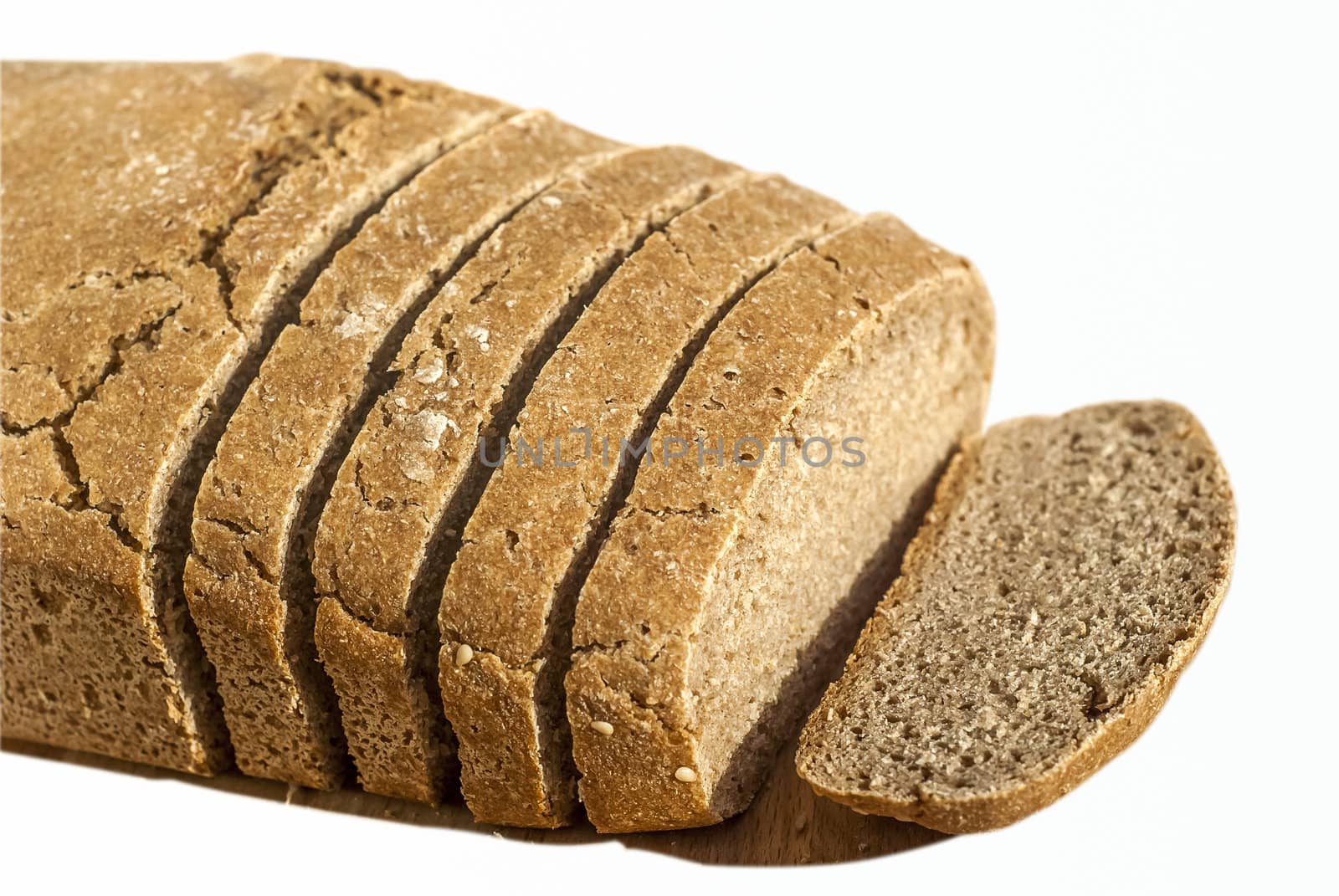 Organic yeast sliced bread by varbenov