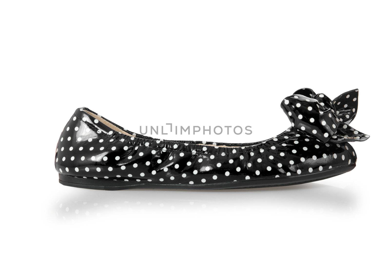 Flat shoes isolated on white
