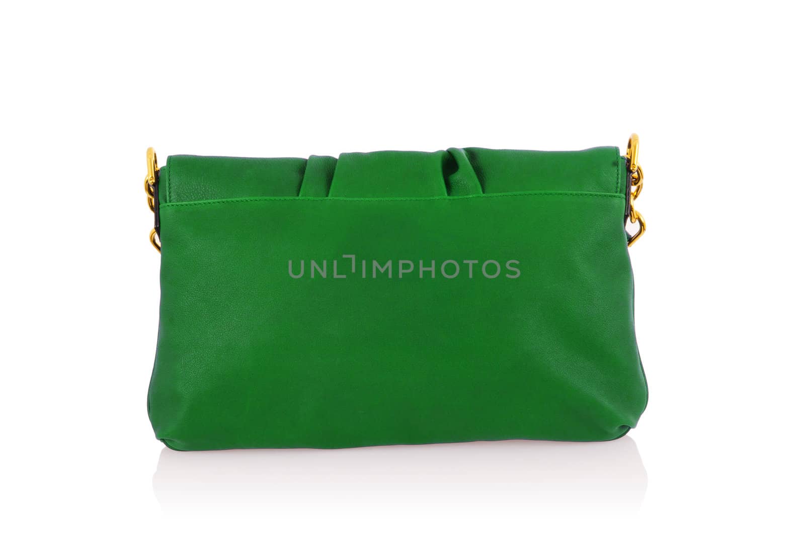 Elegant woman bag isolated on white