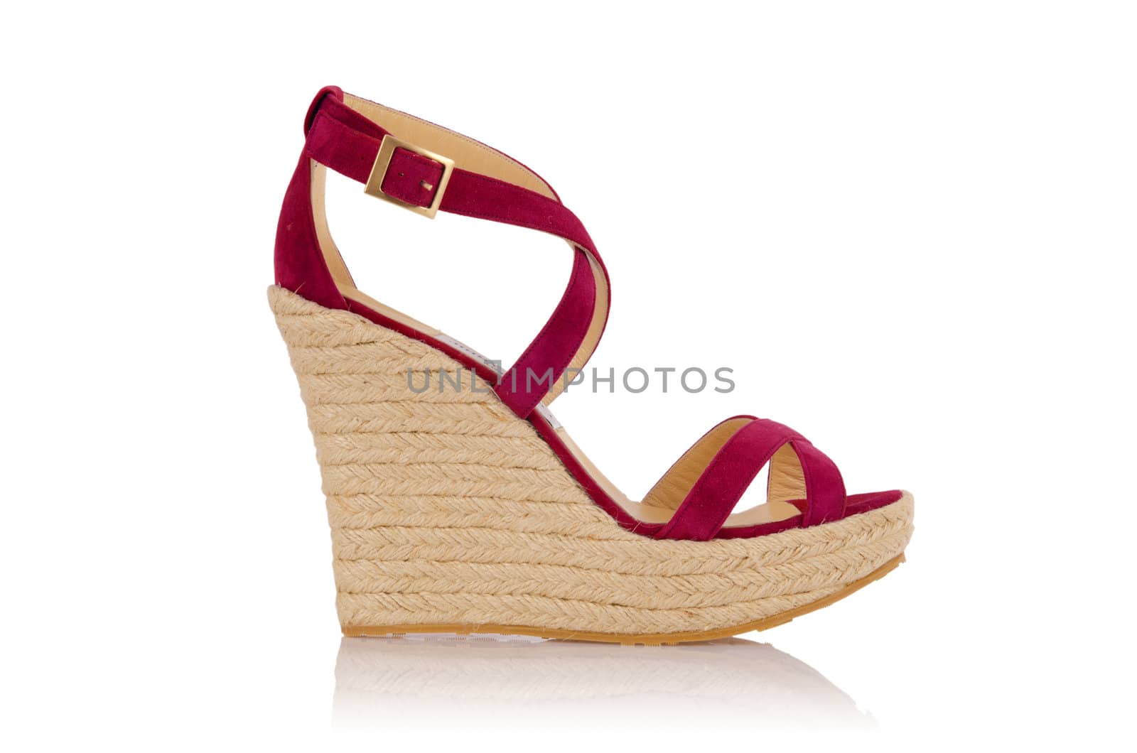Woman shoes isolated on white