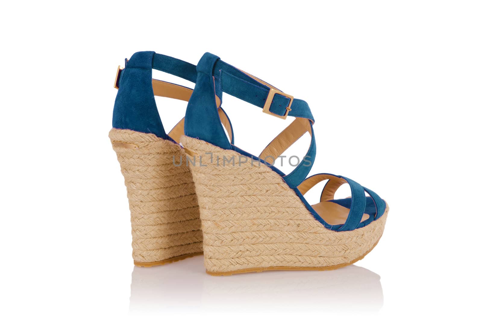 Woman shoes isolated on white
