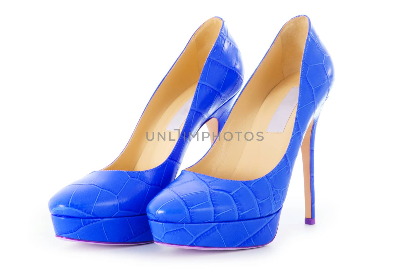Woman shoes isolated on white