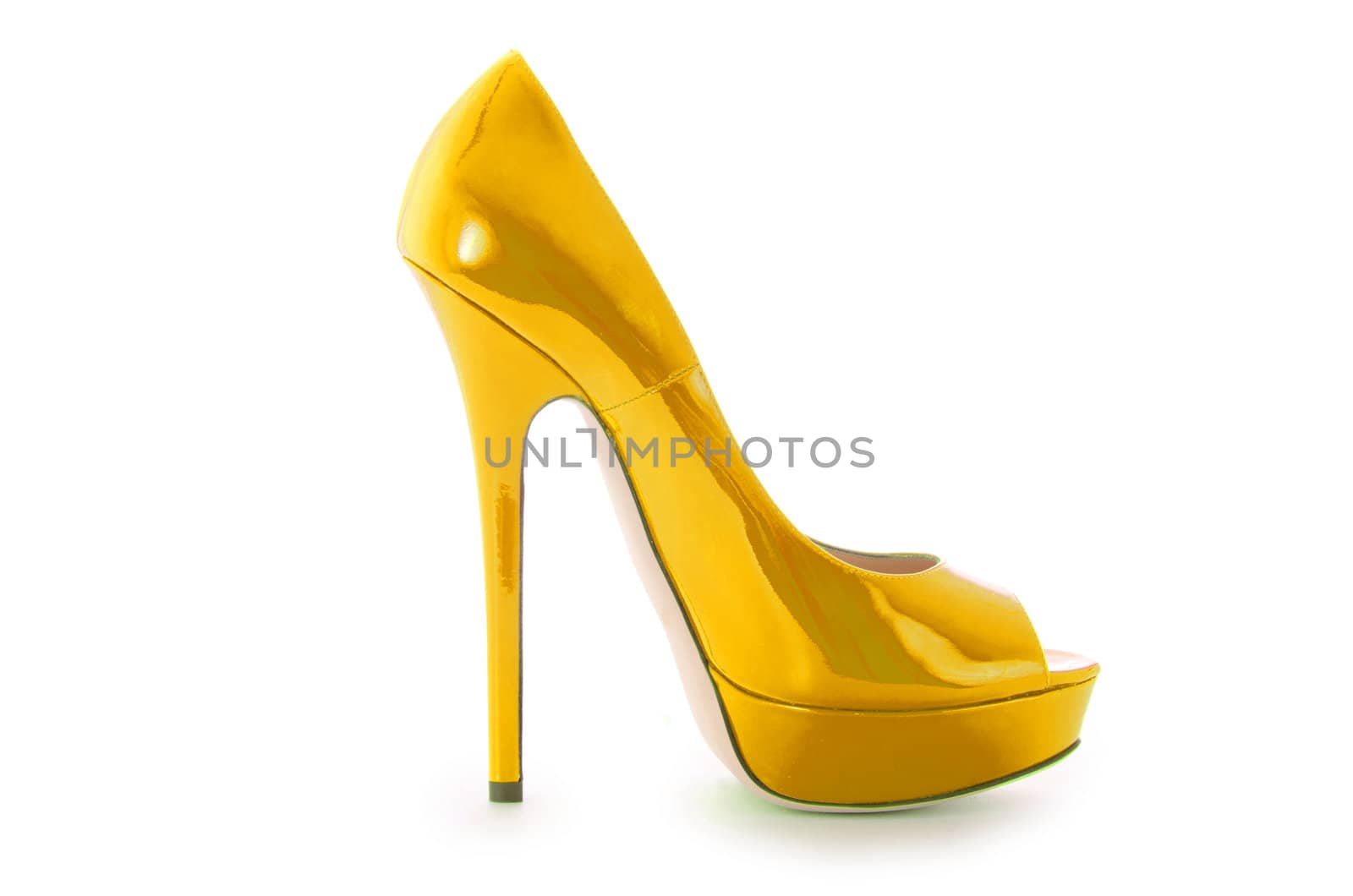 Woman shoes isolated on white