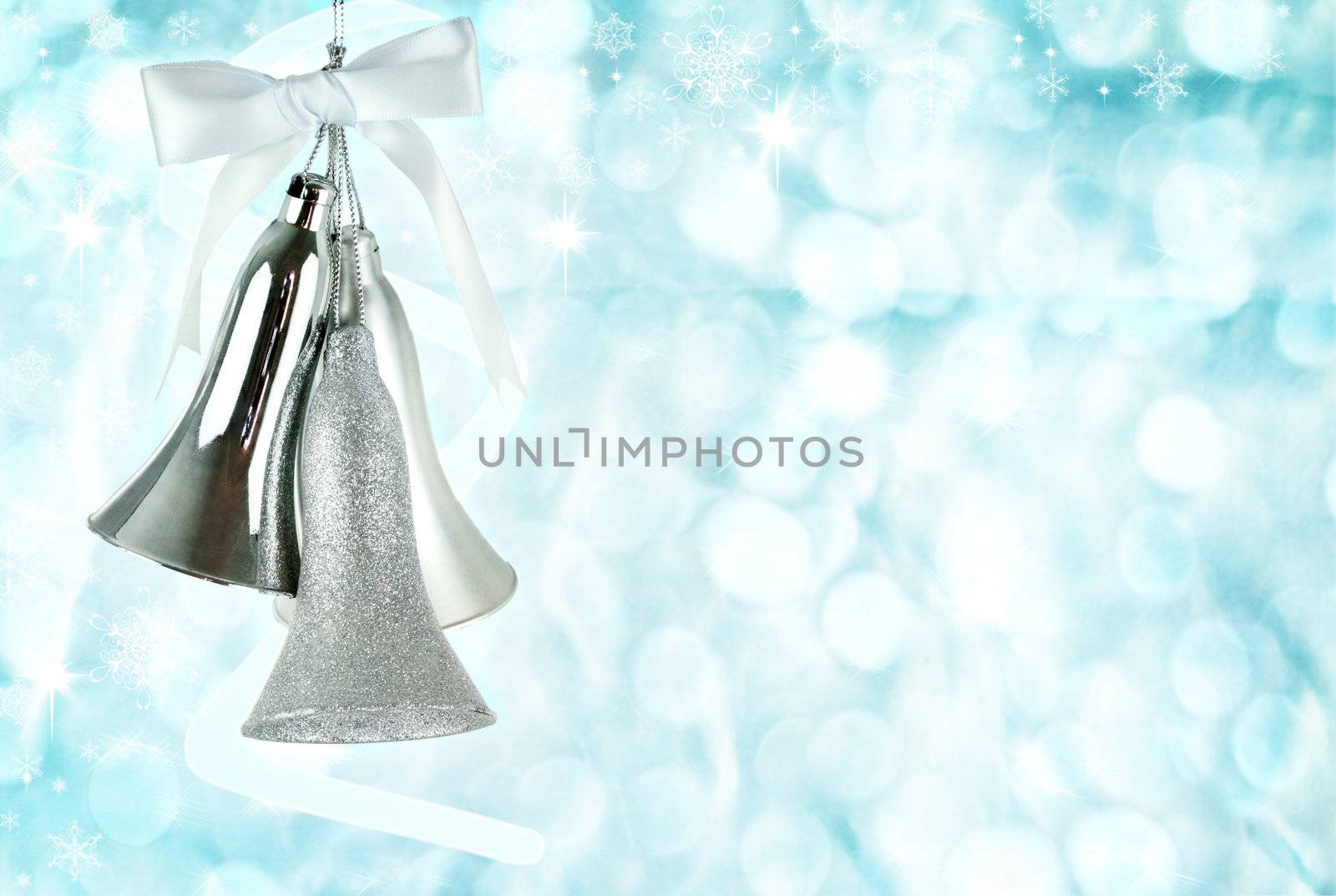 Silver Christmas Bells by StephanieFrey