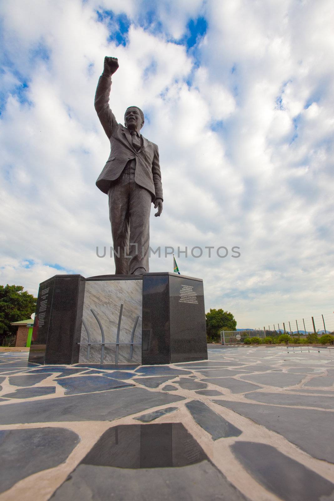 Nelson Mandela Statue outside Victor-Verster Prison