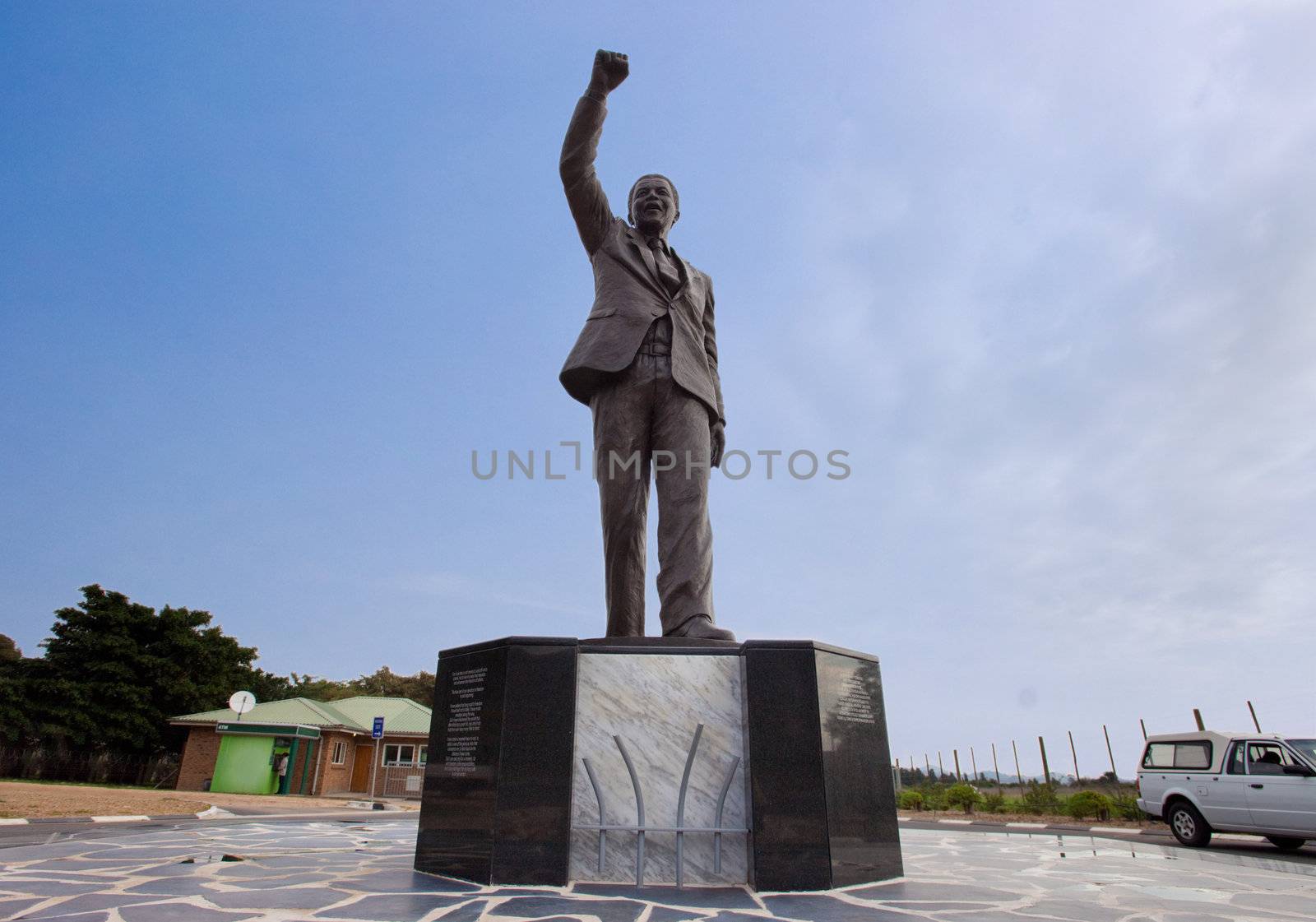 Nelson Mandela Statue outside Victor-Verster Prison