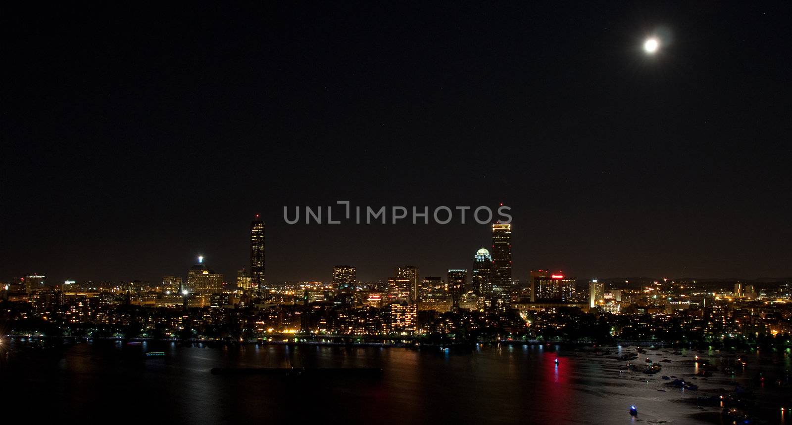 Boston's Back Bay and Cambridge on the Charles River