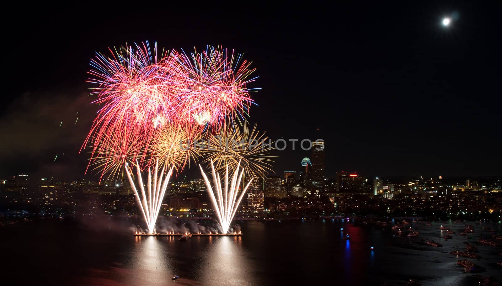 4th of July Fireworks in Boston by edan