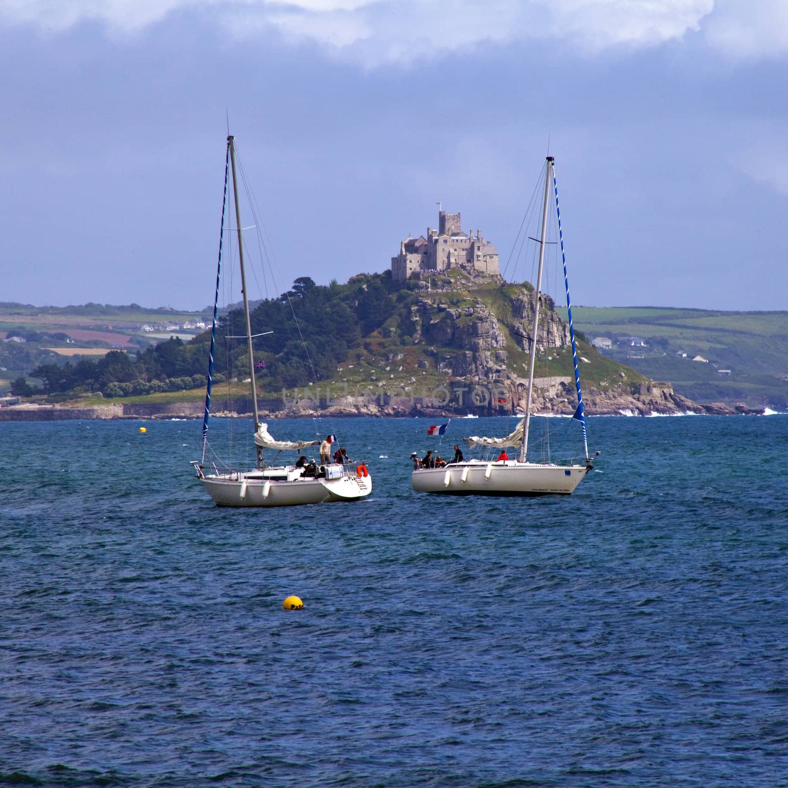 A view of the magnificent St. Michael's Mount in Cornwall.