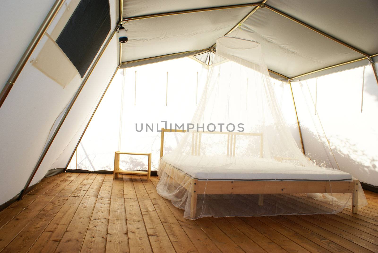 inside a large luxurious tent by gandolfocannatella