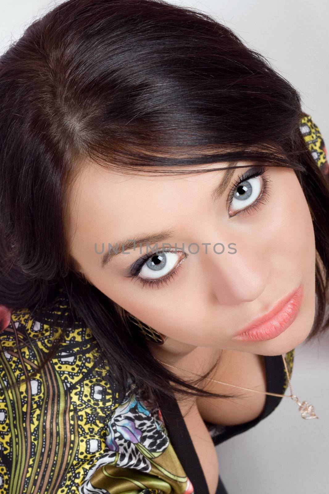 Portrait of the sexy pretty young woman
