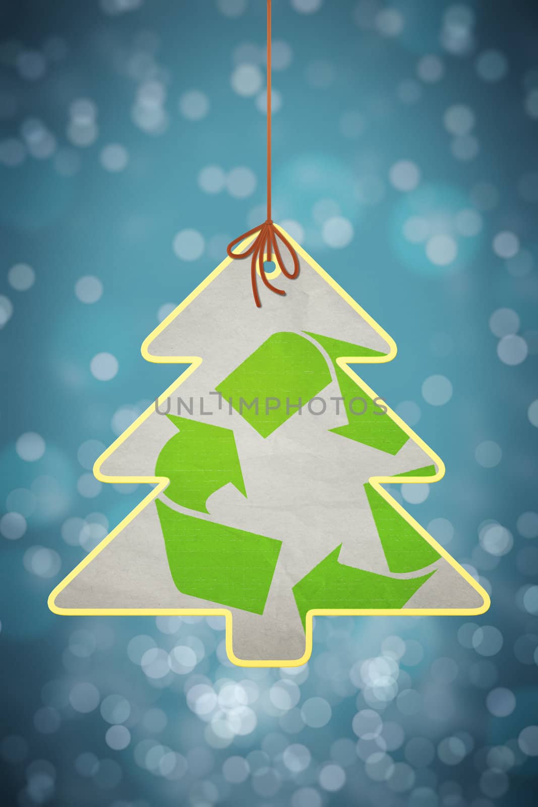 christmas recycling sign by magann