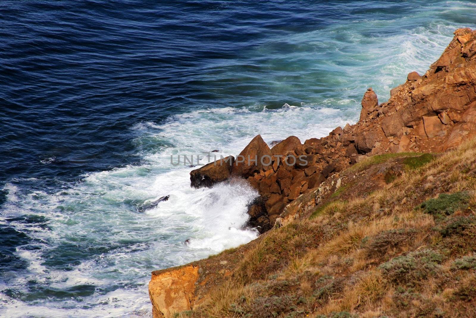 Coastline at Point Reyes National Seashore, California. 