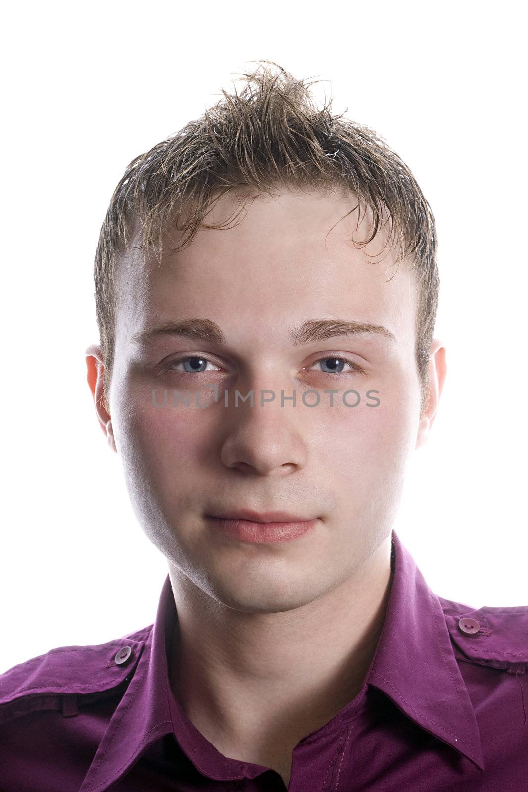portrait of the young man. Isolated on white background 2 by acidgrey