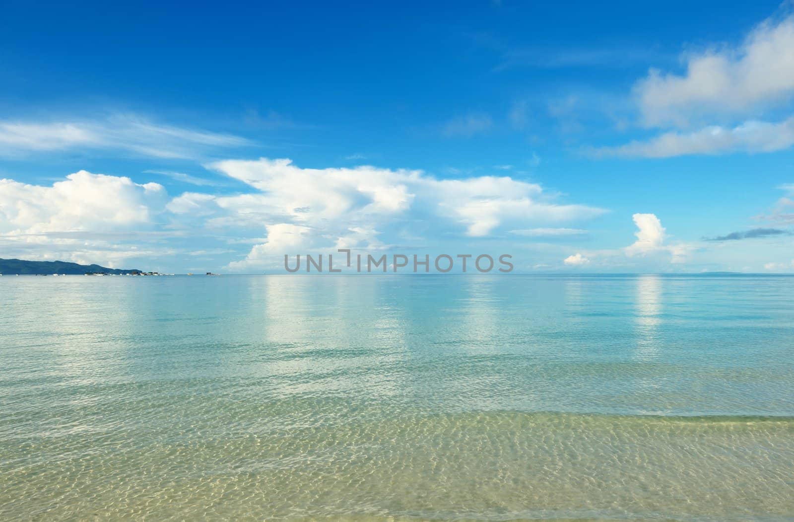 Beautiful wild beach at remote island, Philippines