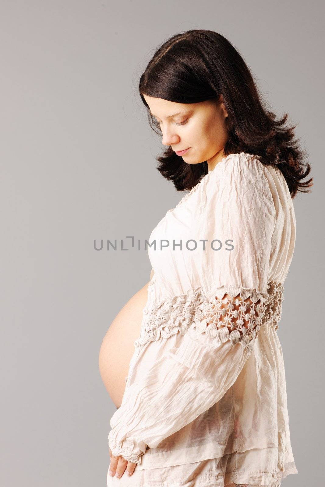 Portrait of a pregnant woman 