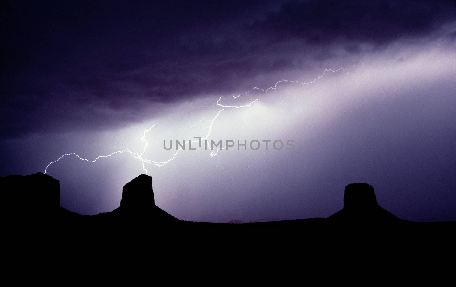 Monument Valley Lightning by ChrisBoswell