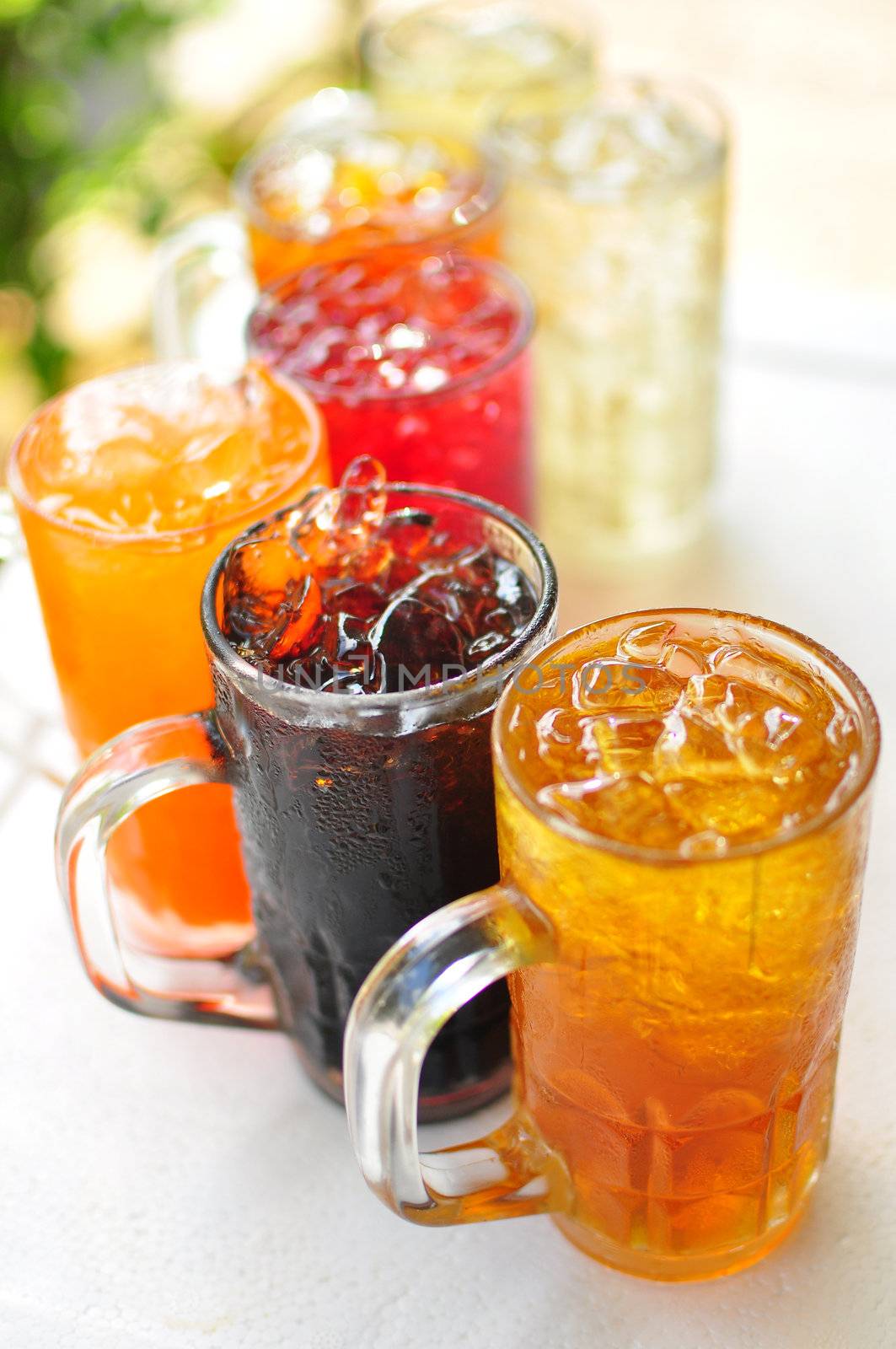 traditional thai drink,fruit and herbal cold drink