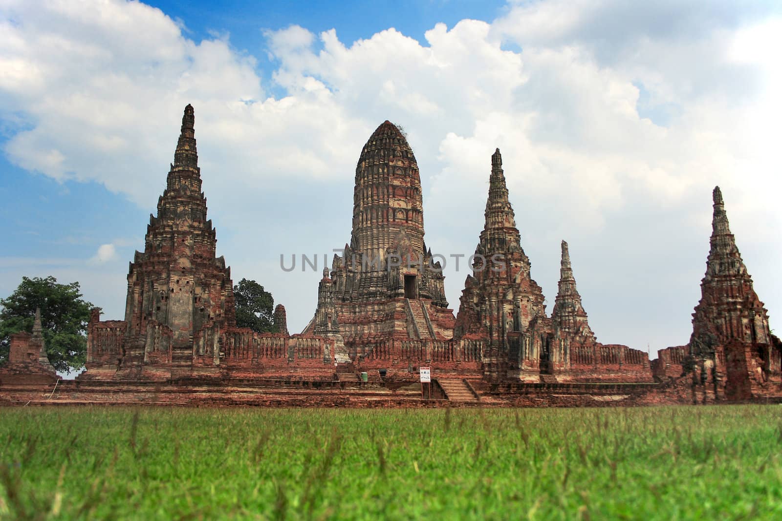 Old Siam Temple of Ayutthaya, Thailand (UNESCO word heritage)