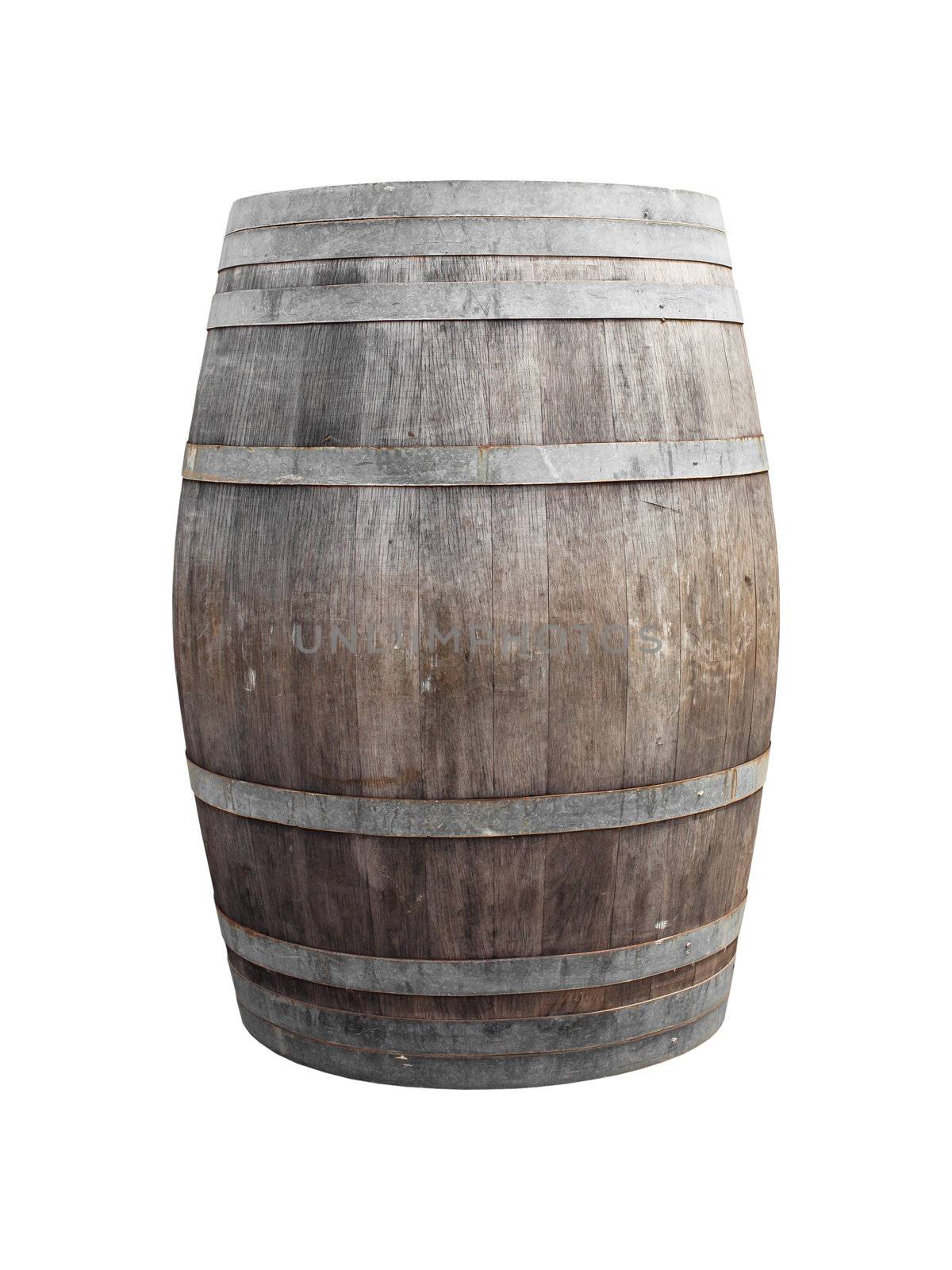 wine barrel on white by FrameAngel