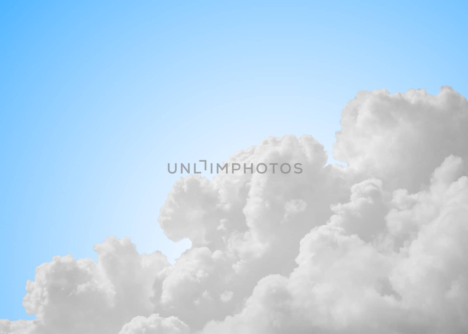 Blue sky and cloud background