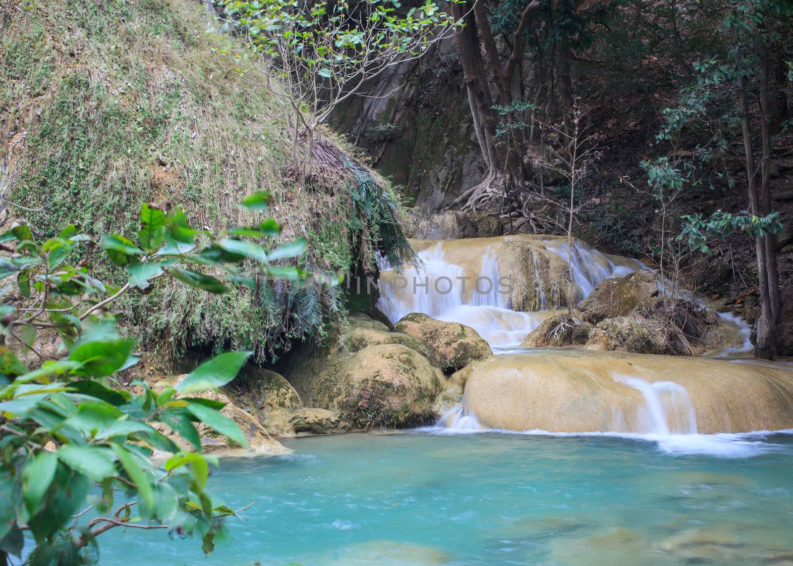 Erawan Waterfall, level 7 Kanchanaburi, Thailand