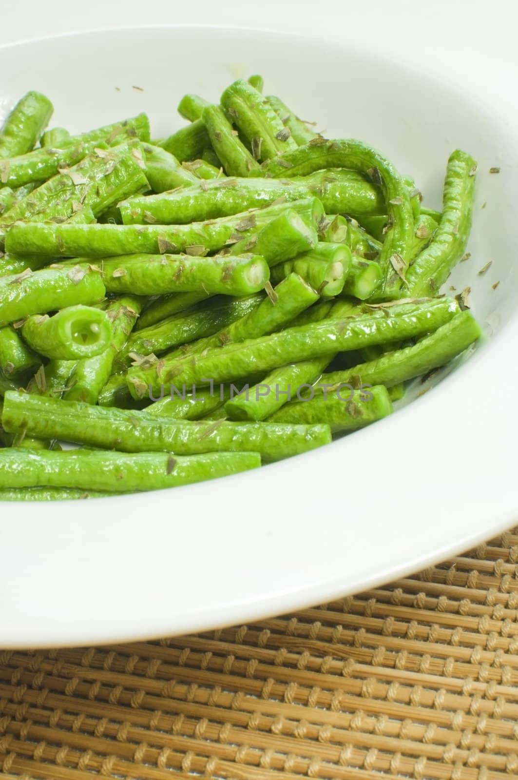 Cooked green beans