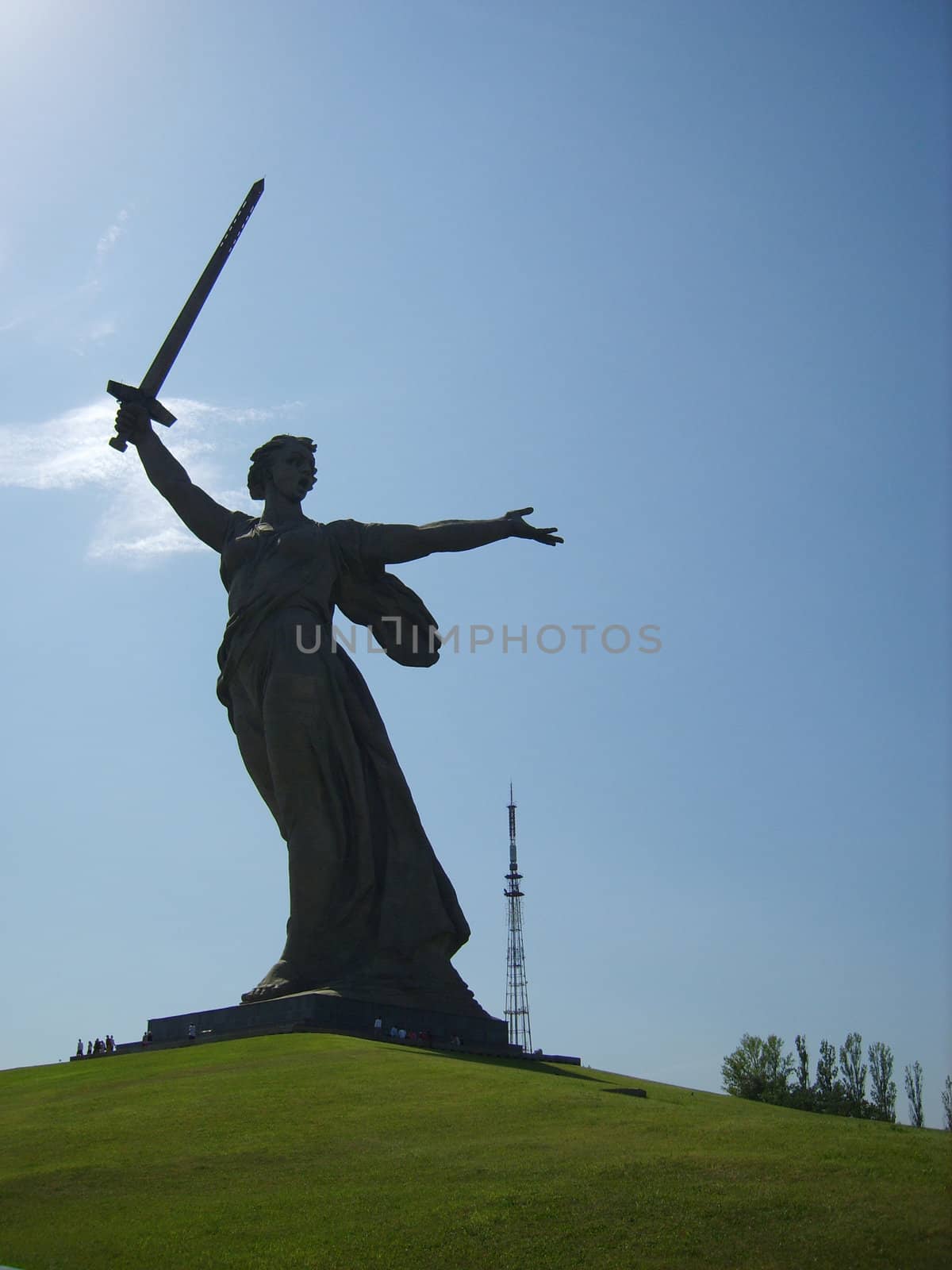 Motherland memorial in Volgograd Russia