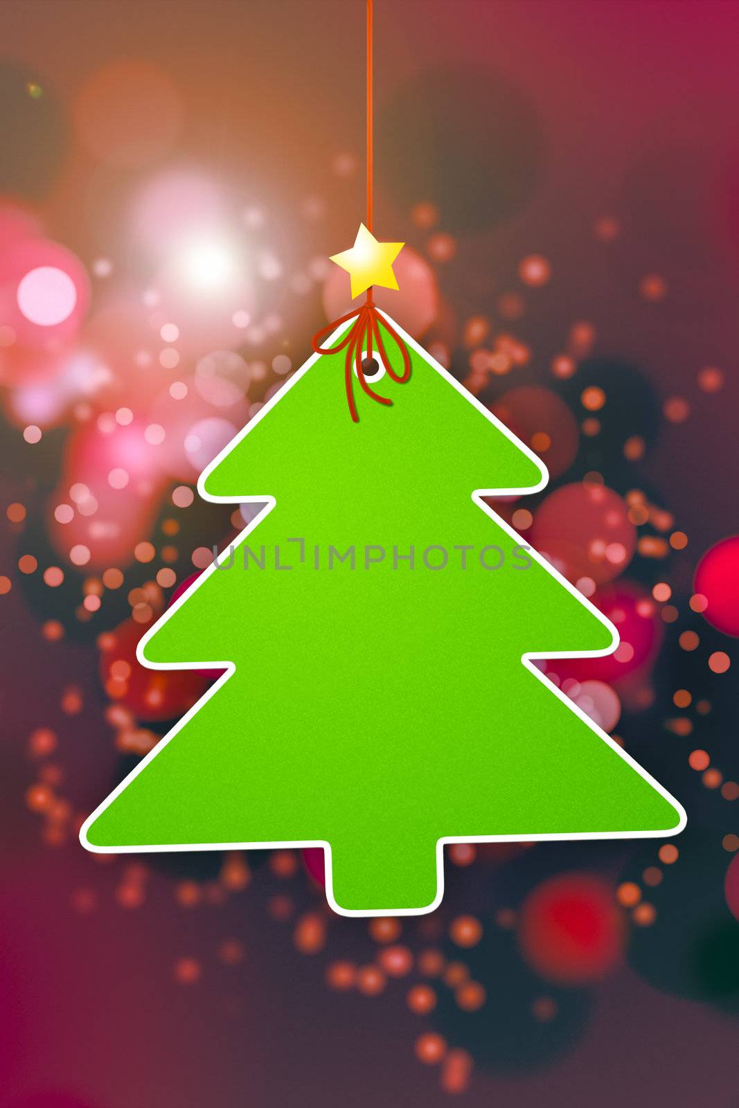 christmas tree background by magann