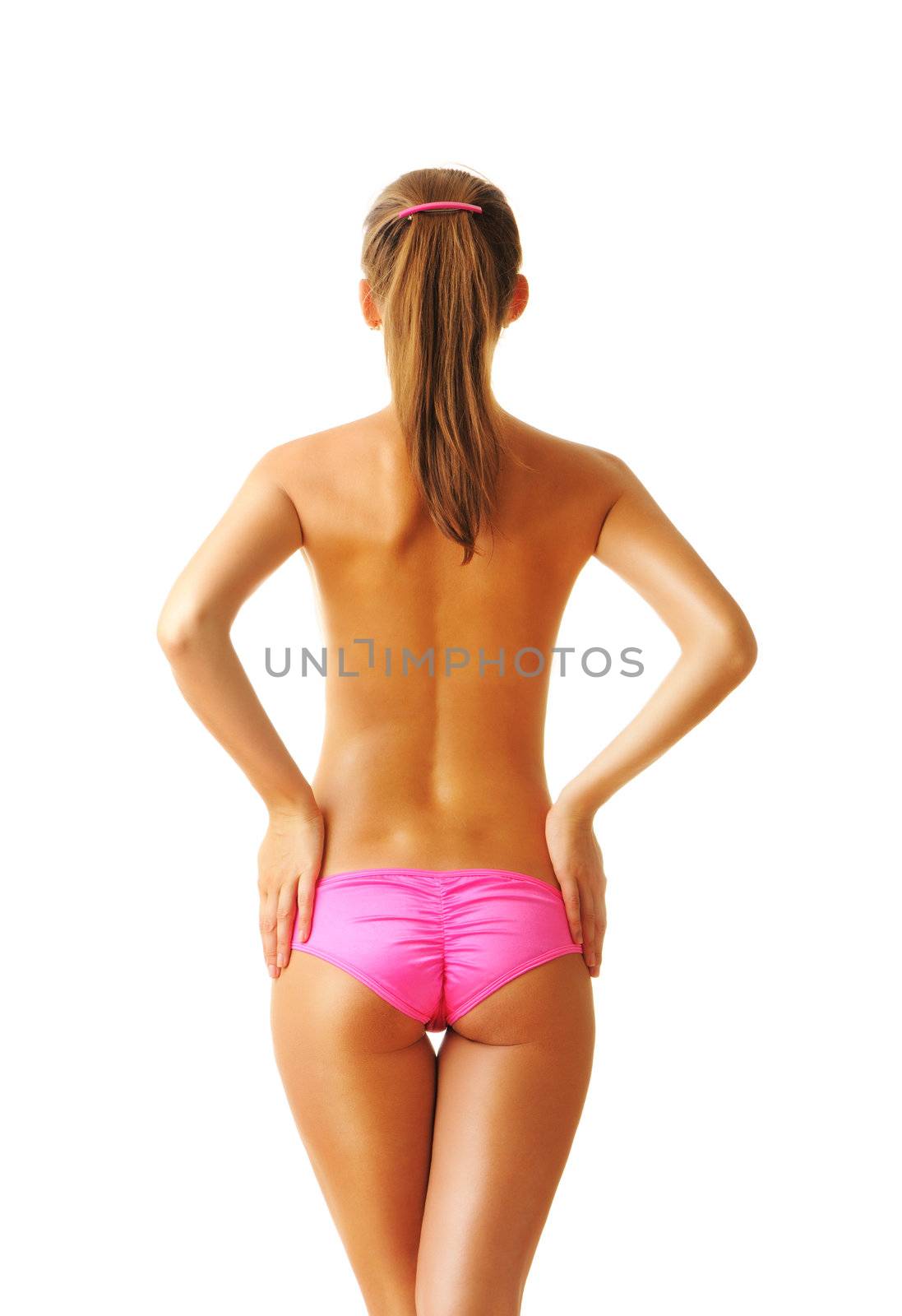 Sexy tan woman in bikini by haveseen