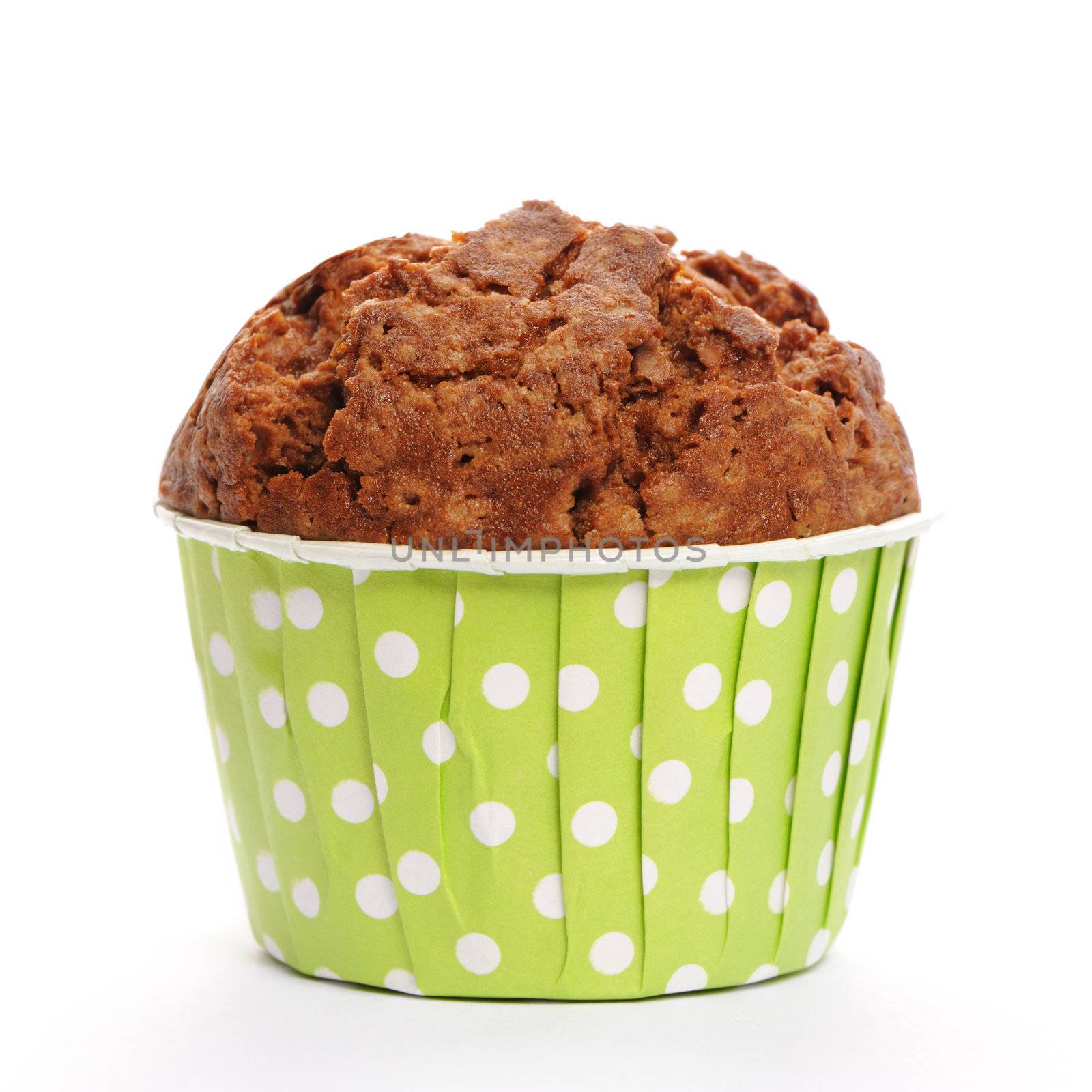 Muffin isolated on white by haveseen