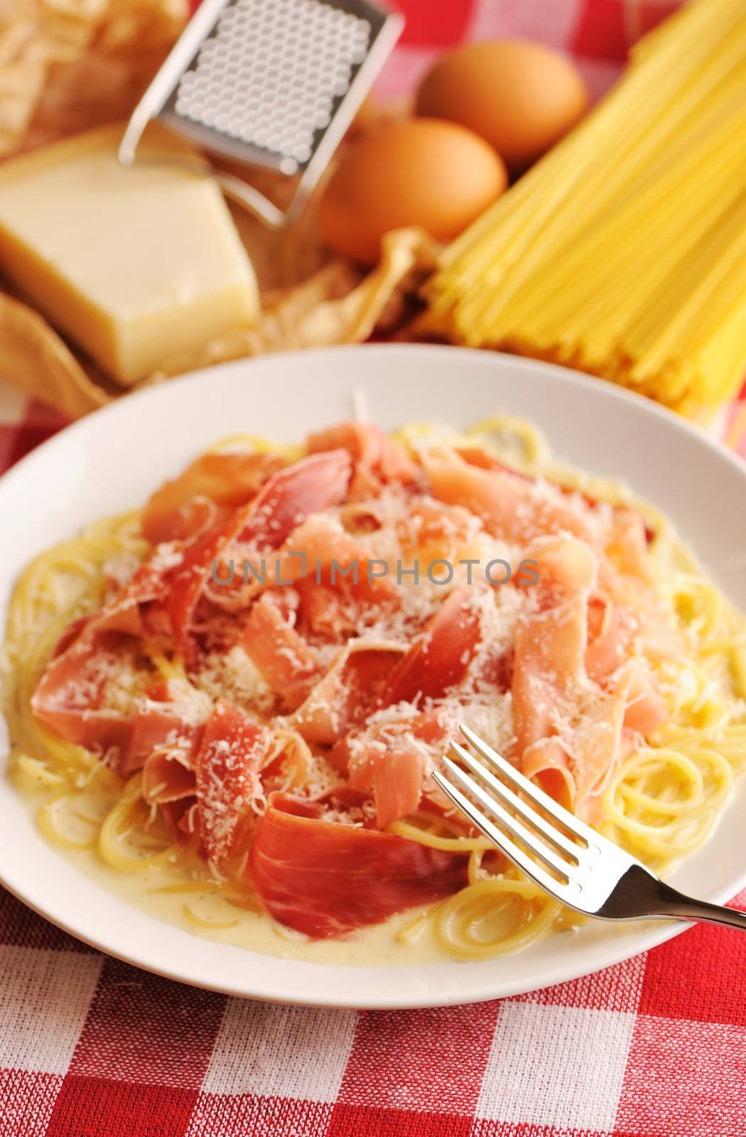 Pasta carbonara by haveseen