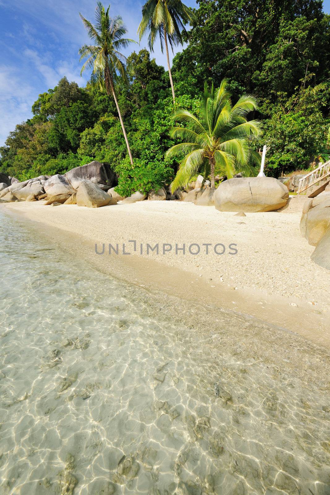 Beautiful beach at Perhentian islands, Malaysia