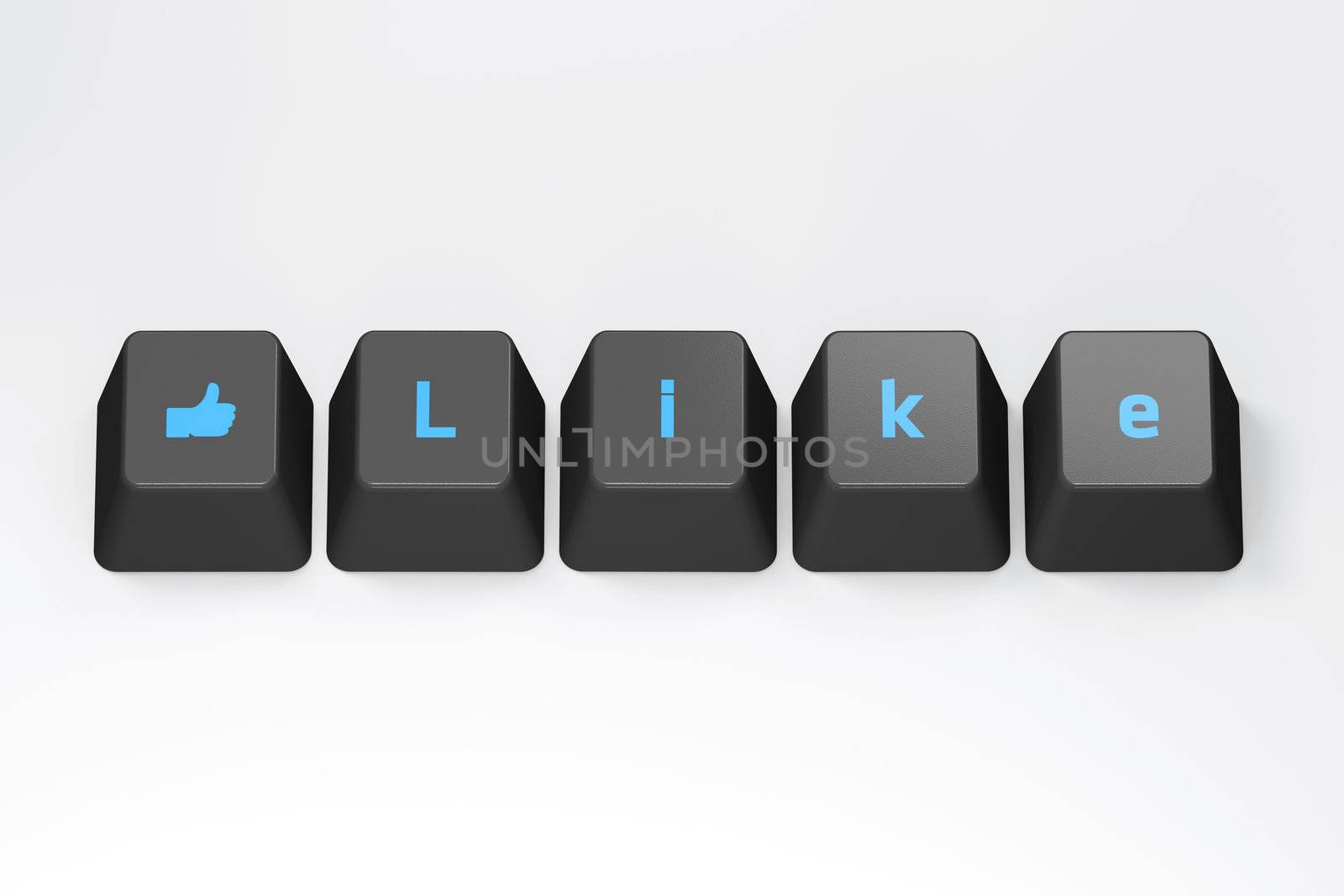 Keyboard's Like buttons by maxkabakov