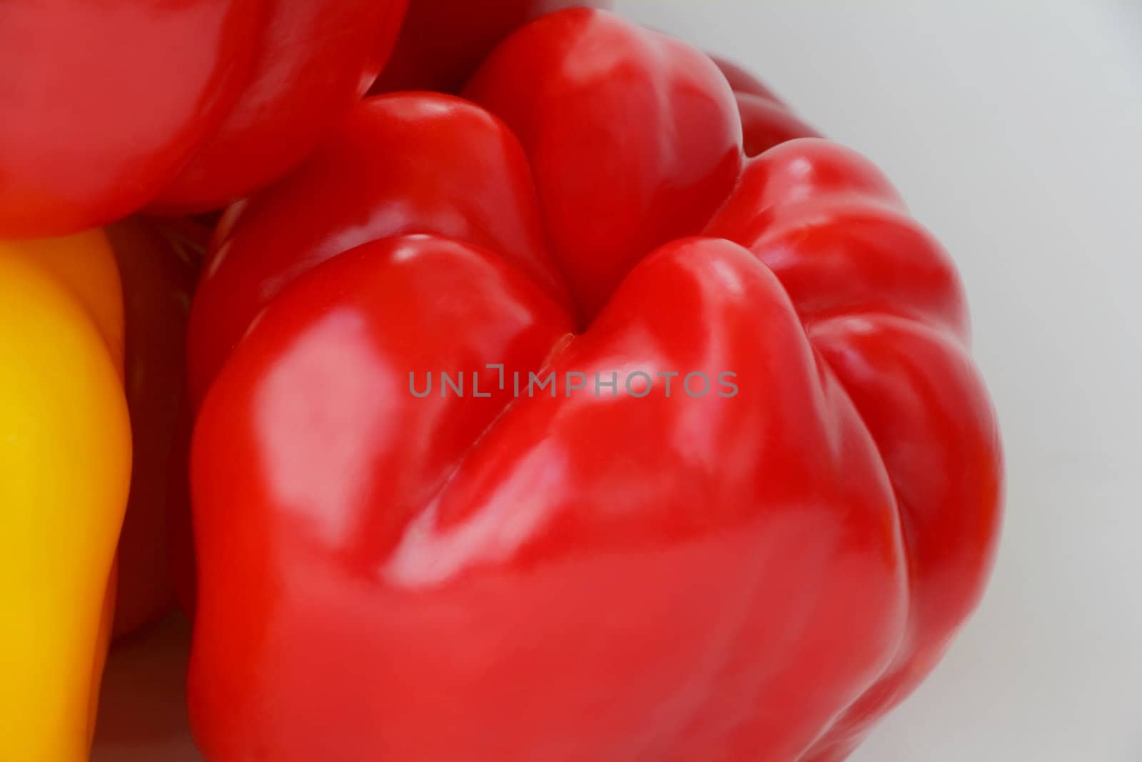 Image of red appetizing raw pepper