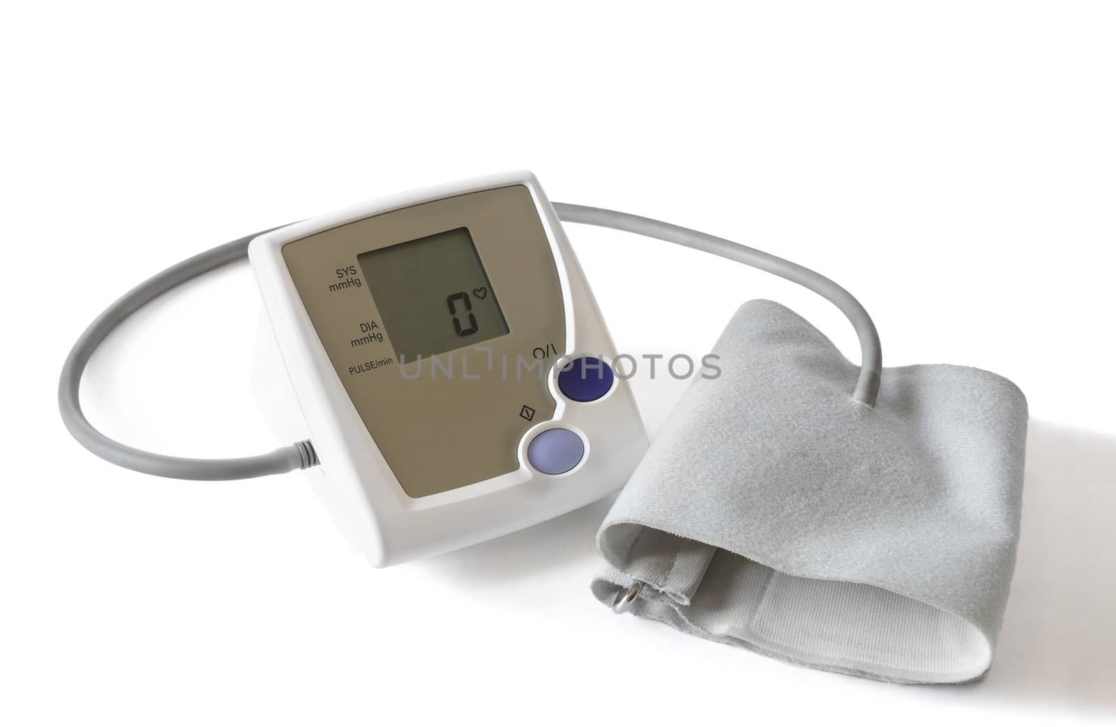 Automatic tonometer it is isolated on a white background