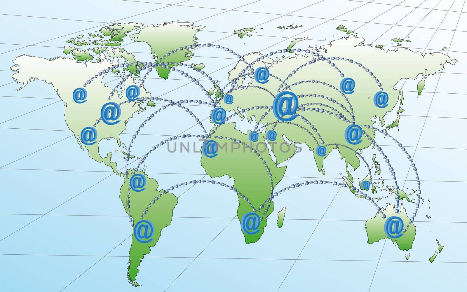 Internet networks in the world by 26amandine