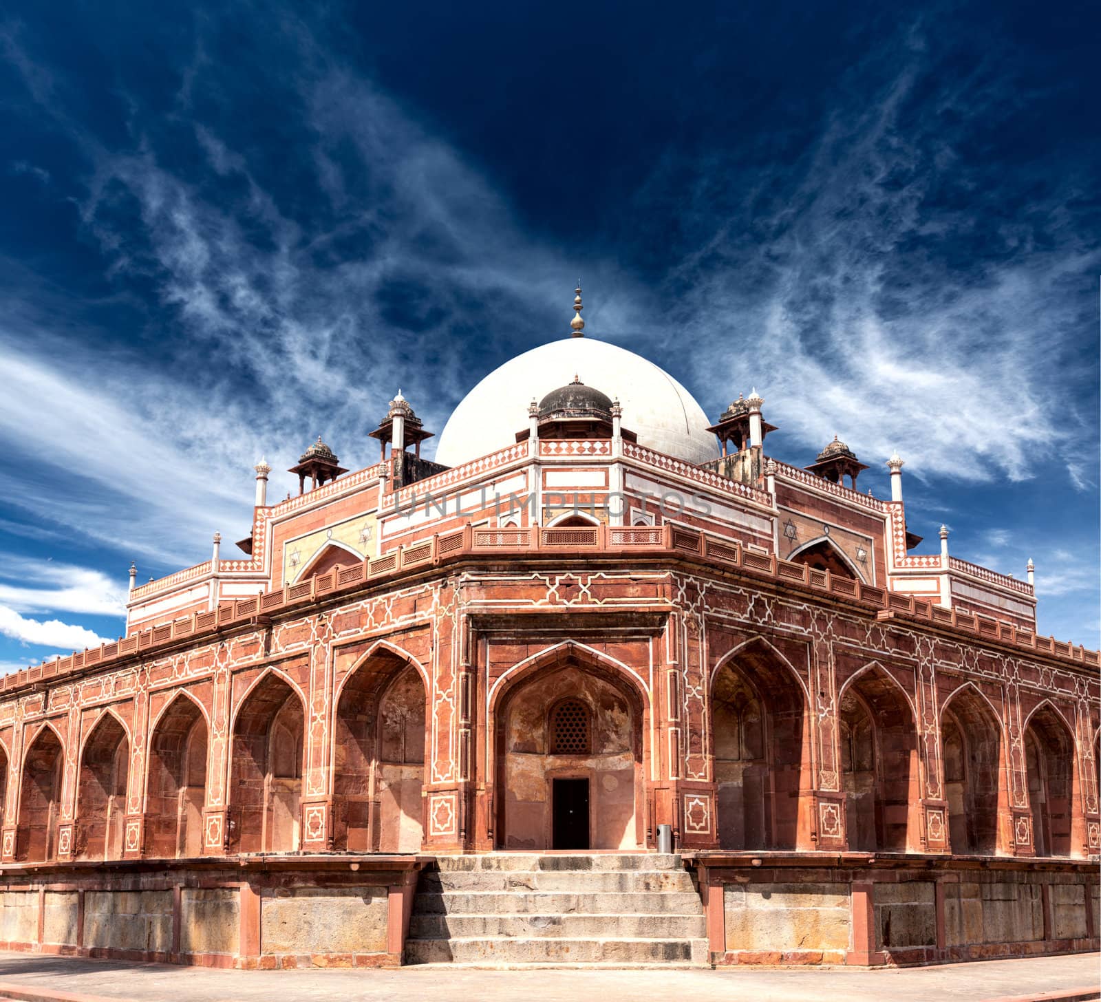 Humayun's Tomb. Delhi, India. UNESCO World Heritage Site